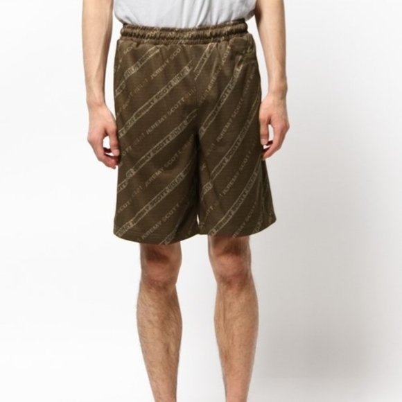 Adidas Jeremy Scott Men's Stripe Logo Shorts S07148 - Picture 1 of 4